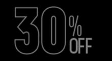 30% off Black Friday Sale