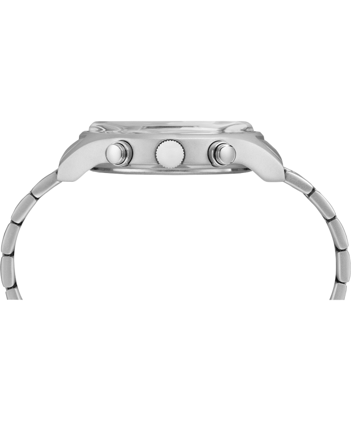 MK1 Steel Chronograph 42mm Stainless Steel Watch Stainless-Steel/White large
