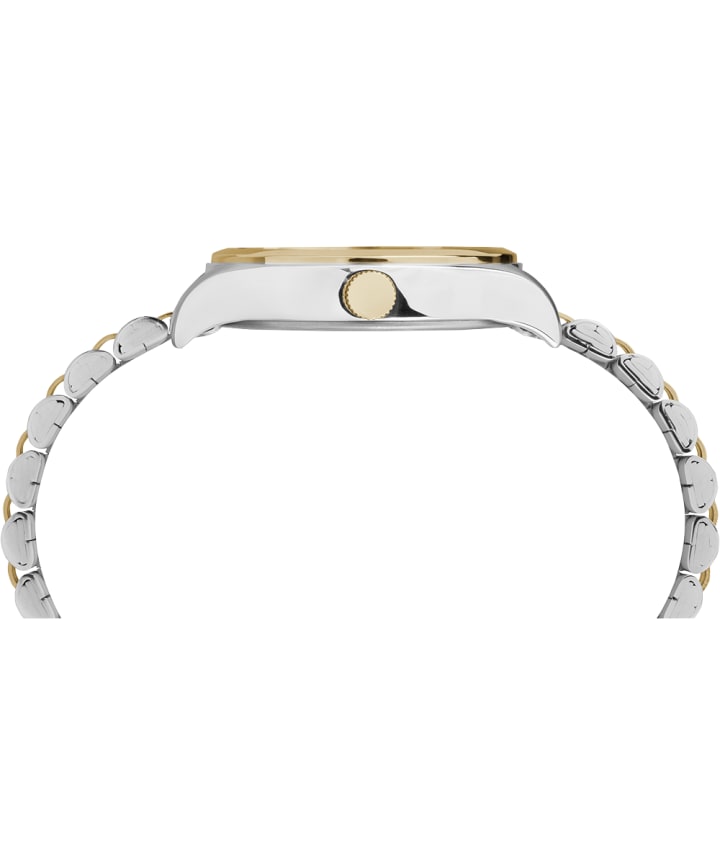 Waterbury Traditional 34mm Stainless Steel Bracelet Watch Two-Tone/White large