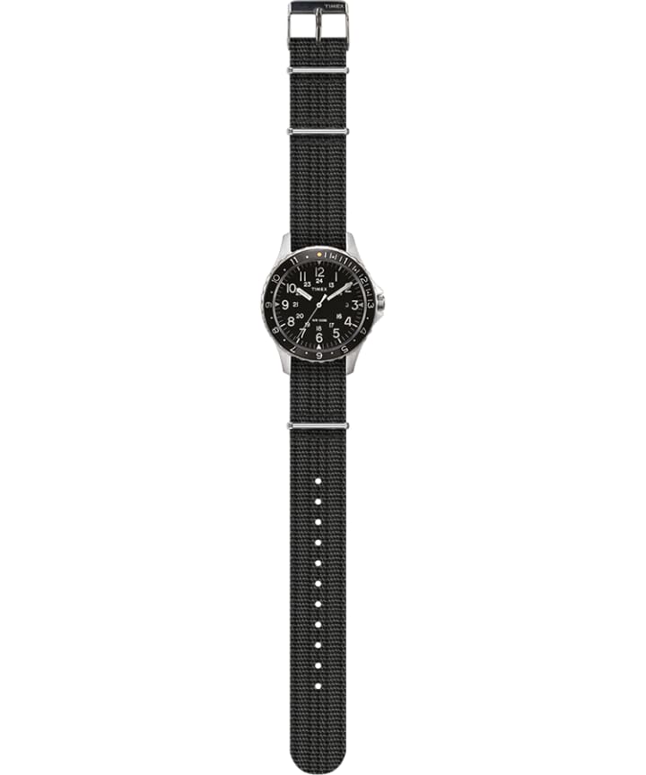 Navi Ocean 38mm Fabric Strap Watch Stainless-Steel/Gray/Black large