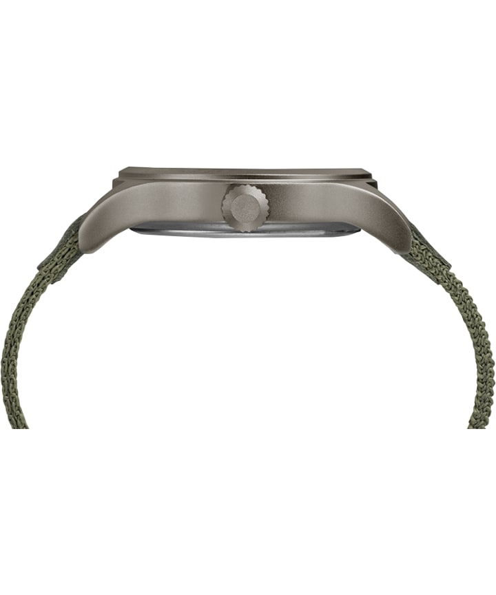 Expedition Scout 40mm Fabric Strap Watch Gray/Green large