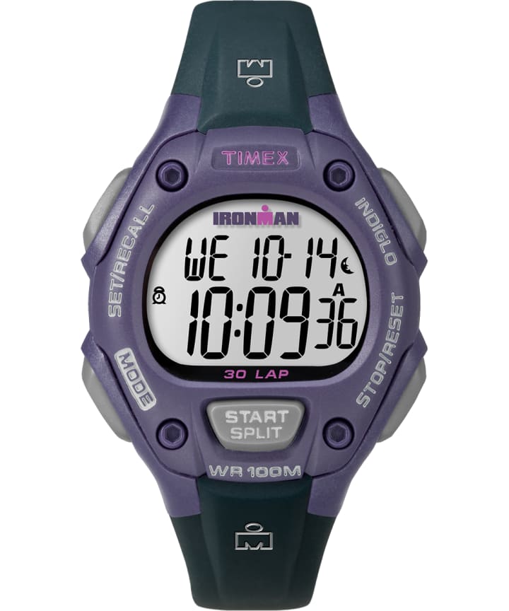 IRONMAN Classic 30 Mid-Size Resin Strap Watch Purple/Gray large