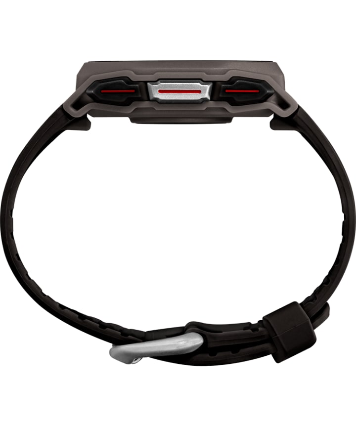 TIMEX® IRONMAN® R300 GPS 41mm Silicone Strap Watch Gray/Black large