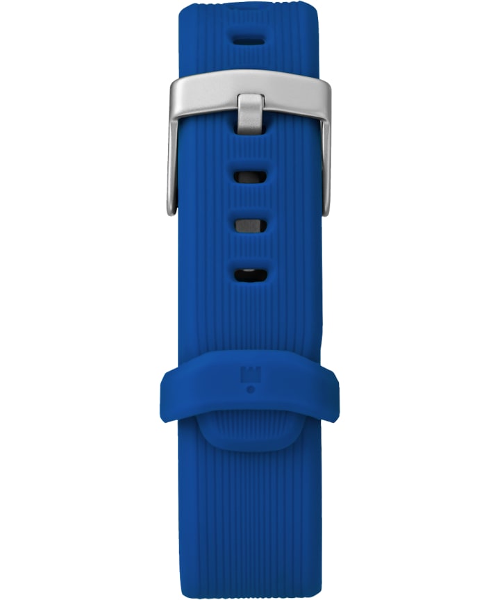 21mm Silicone Strap Blue large