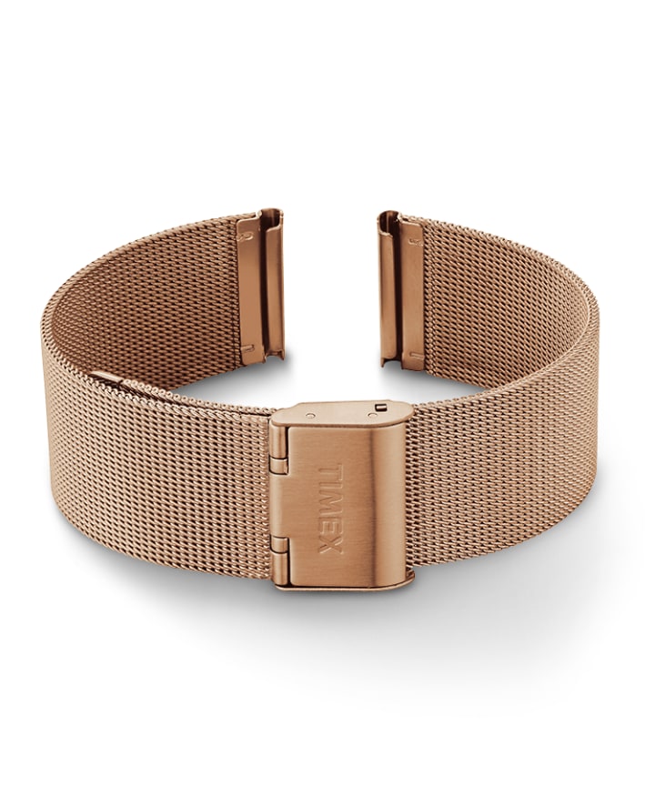 18mm Quick Release Mesh Band Różowe złoto large