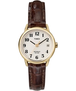Easy Reader 25mm Leather Watch Gold-Tone/Brown/Natural large
