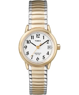 Easy Reader 25mm Stainless Steel Watch with Date Two-Tone/White large