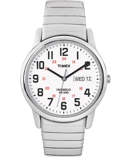 Easy Reader 35mm Stainless Steel Watch with Day Date Silver-Tone/Stainless-Steel/White large