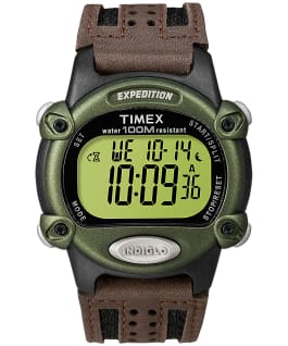 Expedition Chrono-Alarm-Timer 39mm Nylon Strap Watch Black/Brown/Green large