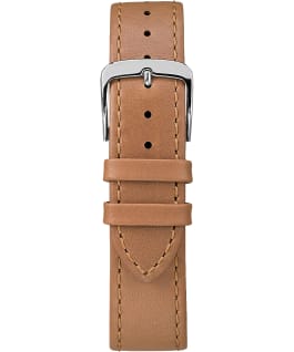 Southview Multifunction 41mm Leather Watch Silver-Tone/Tan/Blue large