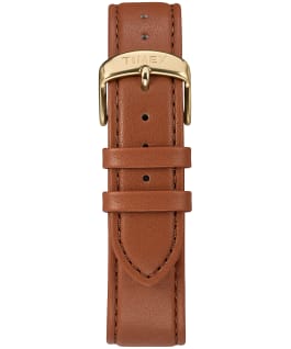 Fairfield Sub-Second 41mm Leather Watch Gold-Tone/Brown/Cream large
