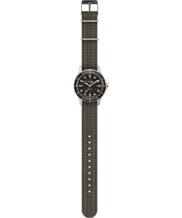 Navi Harbor 38mm Fabric Strap Watch Olive/Olive large