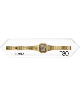 Timex T80 34mm Stainless Steel Expansion Band Watch Silver-Tone large