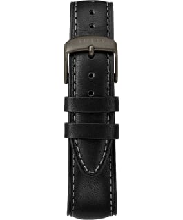 Waterbury Traditional Chronograph 3-Dial 42mm Leather Strap Watch Gunmetal/Black large