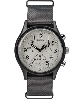 MK1 Aluminum Chronograph 40mm Nylon Strap Watch Gray large