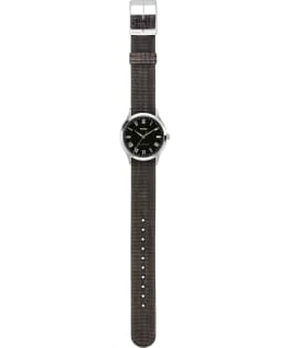 Whitney Avenue 36mm Reversible Grosgrain Strap Watch-1 Stainless-Steel/Black large