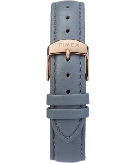 Fairfield 37mm Leather Strap Watch Rose-Gold-Tone/Gray/Cream large