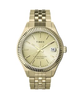 Waterbury Legacy 34mm Stainless Steel Bracelet Watch Gold-Tone large