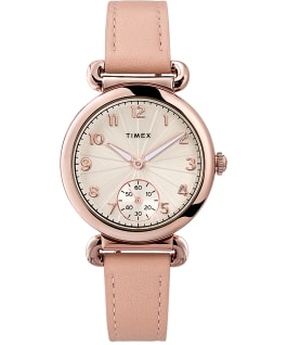 Model 23 33mm Leather Strap Watch Rose-Gold-Tone/Pink/Silver-Tone large