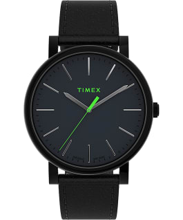 Originals 42mm Leather Strap Watch Black large