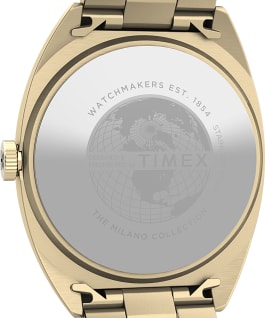 Milano XL 38mm Stainless Steel Bracelet Watch Gold-Tone/Champagne large
