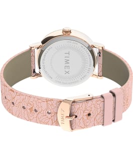 Fairfield Floral 37mm Leather Strap Watch Rose-Gold-Tone/Pink/Cream large