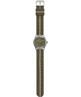 MK1 Mechanical 36mm Fabric Strap Watch Stainless-Steel/Green large