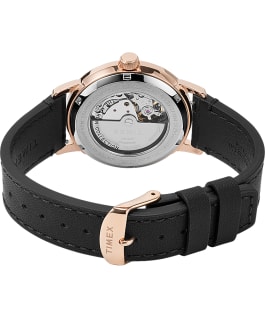 Marlin Automatic California Dial 40mm Leather Strap Watch Rose-Gold-Tone/Black large