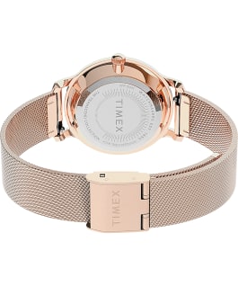 Transcend 31mm Stainless Steel Mesh Band Watch Rose-Gold-Tone/Pink large