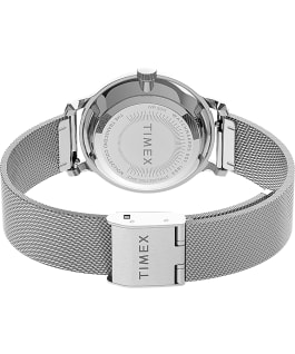 Transcend Malibu 31mm Stainless Steel Mesh Band Watch Silver-Tone large