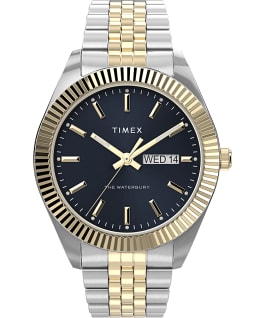 Waterbury Legacy 41mm Stainless Steel Bracelet Watch Two-Tone/Blue/Gold-Tone large