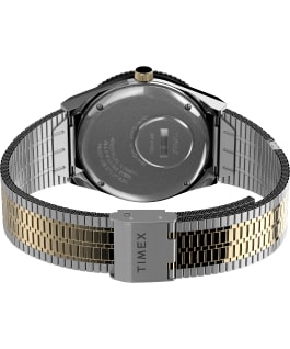 Q Timex Reissue 38mm Stainless Steel Bracelet Watch Two-Tone/Champage large