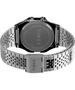 Timex T80 34mm Stainless Steel Bracelet Watch with Perfect Fit Stainless-Steel large