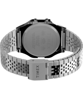 Timex T80 x Space Invaders 34mm Stainless Steel Bracelet Watch Silver-Tone large