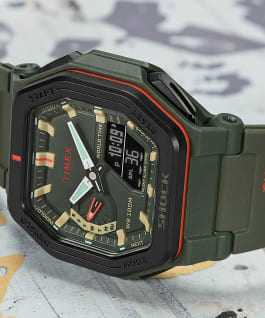 Command Encounter 45mm Resin Strap Watch Green large