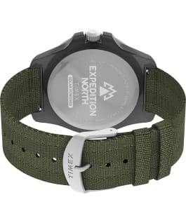 Expedition North Freedive Ocean 46mm Recycled Fabric Strap Watch Gray/Green large