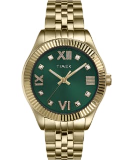 Legacy 34mm Stainless Steel Bracelet Watch Gold-Tone/Green large