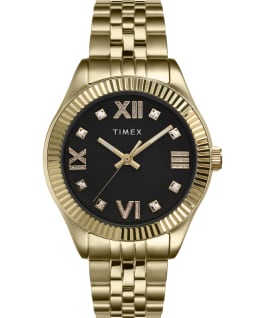 Legacy 34mm Stainless Steel Bracelet Watch Gold-Tone/Black large