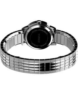 Easy Reader 25mm Stainless Steel Expansion Band Bracelet AMZ Silver-Tone/Black large