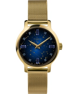 Transcend Celestial 31mm Stainless Steel Bracelet Watch Gold-Tone/Blue large