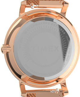 Transcend 34mm Stainless Steel Bracelet Watch Rose-Gold-Tone large