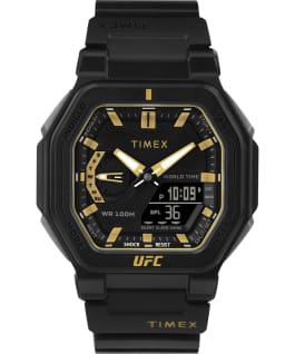 Timex UFC Colossus 45mm Resin Strap Watch Black/Yellow large