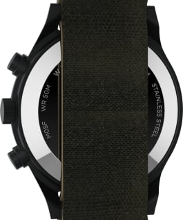 Timex X Todd Snyder MK1 42mm Fabric Strap Watch Black/Green large