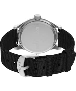 Expedition North Sierra Solar 41mm Eco Friendly Fabric Strap Watch Stainless-Steel/Black large