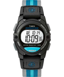 Expedition Digital 33mm Nylon Strap Watch Black/Two-Tone large