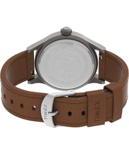 Expedition Scout 40mm Leather Strap Watch AMZ Gray/Brown/Black large