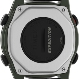 Expedition Trailblazer+ 43mm Mixed Material Strap Watch Green/Black large