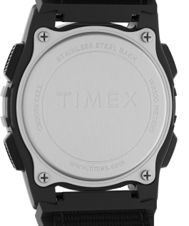 Expedition CAT Midsize 34mm Fabric Strap Watch Black large