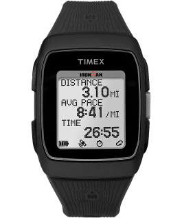 plain black digital watch