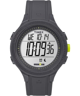 IRONMAN Essential 30 43mm Silicone Strap Watch Gray/Green/Black large